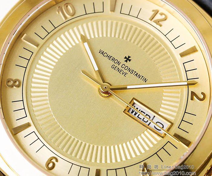 江詩丹頓 Vacheron Constantin LS精品 最新款 簡約型三針雙曆錶盤 全自動機械機芯 深度防水 男士腕表 夏季潛水專用表  wssb3733